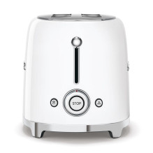 Toaster - SMEG 2X4 50s Style White TSF02WHEU