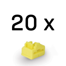 Tinklo Priedas - LINDY RJ-45 Prievado Blokatorius, ABS Geltonas, 20 vnt. Tinklo Priedas - LINDY RJ-45 Prievado Blokatorius, ABS Geltonas, 20 vnt.