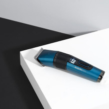 Plaukų Kirpimo Mašina - Babyliss E990E Japonų Plienas Ličio Jonų 160min Belaidė Mėlyna Juoda