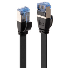 Network Cable - LINDY Cat.6A U / FTP Flat Network Cable, RJ45, M / M, 500MHz, 32AWG, 5 m, Black Network Cable - LINDY Cat.6A U / FTP Flat Network Cable, RJ45, M / M, 500MHz, 32AWG, 5 m, Black