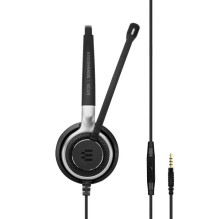 Headphones - Sennheiser Impact SC 635 Mono Wired 3.5mm Noise Cancelling Black Silver