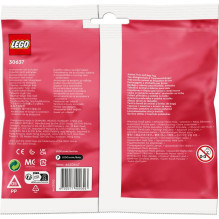 Žaislų Rinkinys - LEGO Dots Poliesterio Maišelis Su Lygiais Saugojimo Dubenėliais Ir Maišo Žymeklis 160x3x190mm
