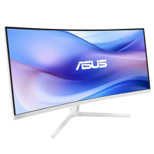Monitorius - ASUS VU34WCIP-W 34", Lenktas, 3440x1440, 3000:1, HDMI / DP / USB-C, Baltas