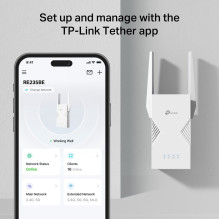 Network Transmitter - TP-Link BE3600 Dual-Band 2882 Mbit/s 2500 Mbit/s White Network Transmitter - TP-Link BE3600 Dual-Band 2882 Mbit/s 2500 Mbit/s White