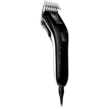 Elektrinis Skustuvas - Philips Series 5000 QC5115 Reguliuojami Šukos Savisukamieji Peiliai Juodas