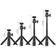 Stand - ULANZI M12 2-in-1 Compact Selfie Stick 28.5cm Height 500g Load Stand - ULANZI M12 2-in-1 Compact Selfie Stick 28.5cm Height 500g Load