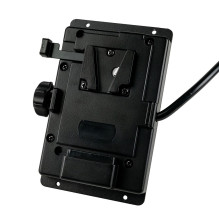 Adapteris - Baterijos Adapteris - V-Lock / V-Mount su 4-Pin XLR Išėjimu 10A