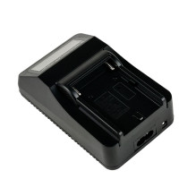 Charger - MITOYA NPF Li-Ion Wall Charger with LCD Display and USB-A Output Charger - MITOYA NPF Li-Ion Wall Charger with LCD Display and USB-A Output