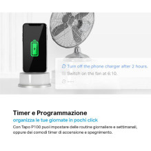 Išmanusis Namų Įrenginys - TP-LINK TAPO P100 Išmanusis Kištukas 2-vnt.