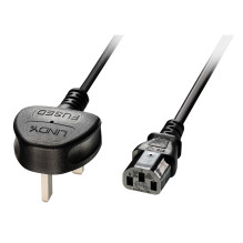 Maitinimo Laidas - LINDY UK 3 Pin į C13 Maitinimo Laidas, 2 m, Juodas Maitinimo Laidas - LINDY UK 3 Pin į C13 Maitinimo Laidas, 2 m, Juodas