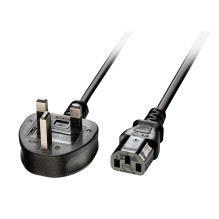 Maitinimo Laidas - LINDY UK 3 Pin į C13 Maitinimo Laidas, 2 m, Juodas Maitinimo Laidas - LINDY UK 3 Pin į C13 Maitinimo Laidas, 2 m, Juodas