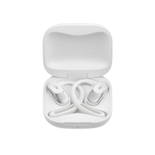 Wireless Headphones - Shokz T511-ST-WT OpenFit AI Call Noise Cancelling Bluetooth 5.2 White