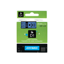Label Tape - Dymo 40916 D1 Polyester 90x65x17mm Black Blue Label Tape - Dymo 40916 D1 Polyester 90x65x17mm Black Blue