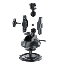 Fotoaparato Laikiklis - Telesin TE-SUC-012 Siurbimo Puodelis 300g Apkrovai 360° Reguliuojamas