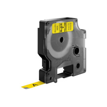 Label Tape - Dymo 40918 Polyester Labels 87x65mm Black Yellow Label Tape - Dymo 40918 Polyester Labels 87x65mm Black Yellow