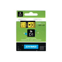 Etiketės Juosta - Dymo 40918 Poliesterio Etiketės 87x65mm Juoda Geltona
