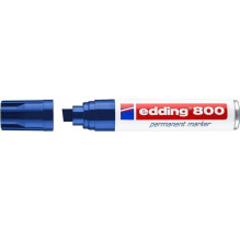 Office Supplies - Edding 800 Permanent Marker Wide Cross Tip Waterproof Blue