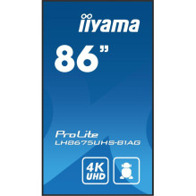 Digital Signage Display - iiyama LH8675UHS-B1AG 86' 4K UHD 500 cd / m²