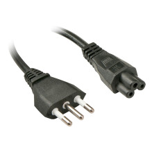 Power Cord - LINDY IT to C5 Power Cord, 2 m, Black Power Cord - LINDY IT to C5 Power Cord, 2 m, Black