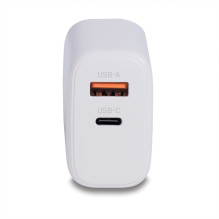 Įkroviklis - LINDY 65W USB Type A & C GaN Įkroviklis, Baltas Įkroviklis - LINDY 65W USB Type A & C GaN Įkroviklis, Baltas