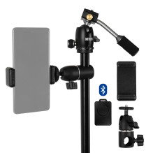 Stovas - MITOYA MTY202F 150cm Maksimalus Aukštis 1.2kg Talpa Telefono Laikiklis Stovas - MITOYA MTY202F 150cm Maksimalus Aukštis 1.2kg Talpa Telefono Laikiklis
