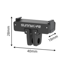 Adapteris - Sunnylife AD691-D GoPro Adapteris DJI Osmo Action 2, 3, 4, 5