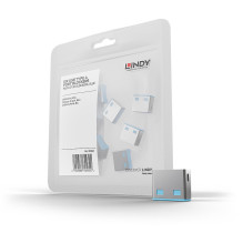 USB Accessory - LINDY USB A Port Blockers, ABS, 12x10x5mm, Blue, 10 pcs. USB Accessory - LINDY USB A Port Blockers, ABS, 12x10x5mm, Blue, 10 pcs.