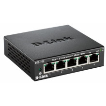 Network Equipment - D-Link DES-105 5-Port Fast Ethernet Switch 10 / 100 Mbps Network Equipment - D-Link DES-105 5-Port Fast Ethernet Switch 10 / 100 Mbps