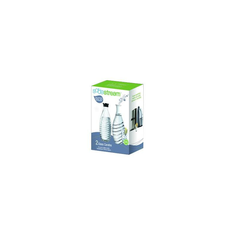 Home and Kitchen Appliance - SodaStream Glass Carafe Duo-Pak 0.6L 2pcs