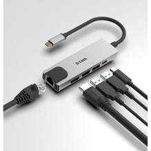 Docking Station - D-LINK DUB-M520 4K Display, Gigabit Ethernet, USB 3.0 Docking Station - D-LINK DUB-M520 4K Display, Gigabit Ethernet, USB 3.0