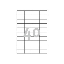 Label - Avery 3651 52.5x29.7mm A4 Glossy White 100 Sheets Label - Avery 3651 52.5x29.7mm A4 Glossy White 100 Sheets