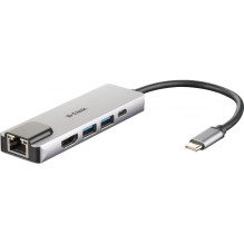 Docking Station - D-LINK DUB-M520 4K Display, Gigabit Ethernet, USB 3.0 Docking Station - D-LINK DUB-M520 4K Display, Gigabit Ethernet, USB 3.0