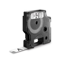 Label Tape - Dymo 16957 Flexible Nylon Black White