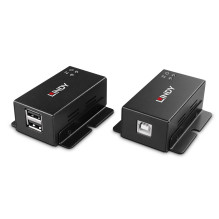 USB Prailginimas - LINDY 2 Prievadų USB 2.0 Cat.6 Prailginimas, 50 m, Juodas USB Prailginimas - LINDY 2 Prievadų USB 2.0 Cat.6 Prailginimas, 50 m, Juodas