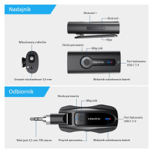 Wireless Microphone - KIMAFUN KM-G70 30m Range 15W For Speakers Wireless Microphone - KIMAFUN KM-G70 30m Range 15W For Speakers