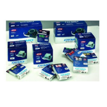 Etiketės Juosta - Dymo 40917 D1 Poliesteris Raudona Juoda