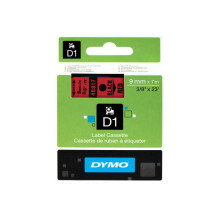 Label Tape - Dymo 40917 D1 Polyester Red Black