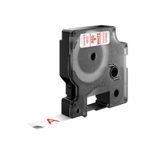 Etiketės Juosta - Dymo 45015 D1 Standartinė Poliesterio Raudona Balta