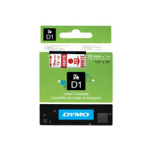 Label Tape - Dymo 45015 D1 Standard Polyester Red White