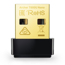 Tinklo Adapteris - TP-LINK Archer T600U Nano Dual-Band 200 / 433 Mbit / s
