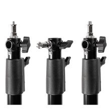 Wall Mount - MITOYA 180cm Telescopic Handle 16mm Head 1/4'' 3/8'' Threads Wall Mount - MITOYA 180cm Telescopic Handle 16mm Head 1/4'' 3/8'' Threads