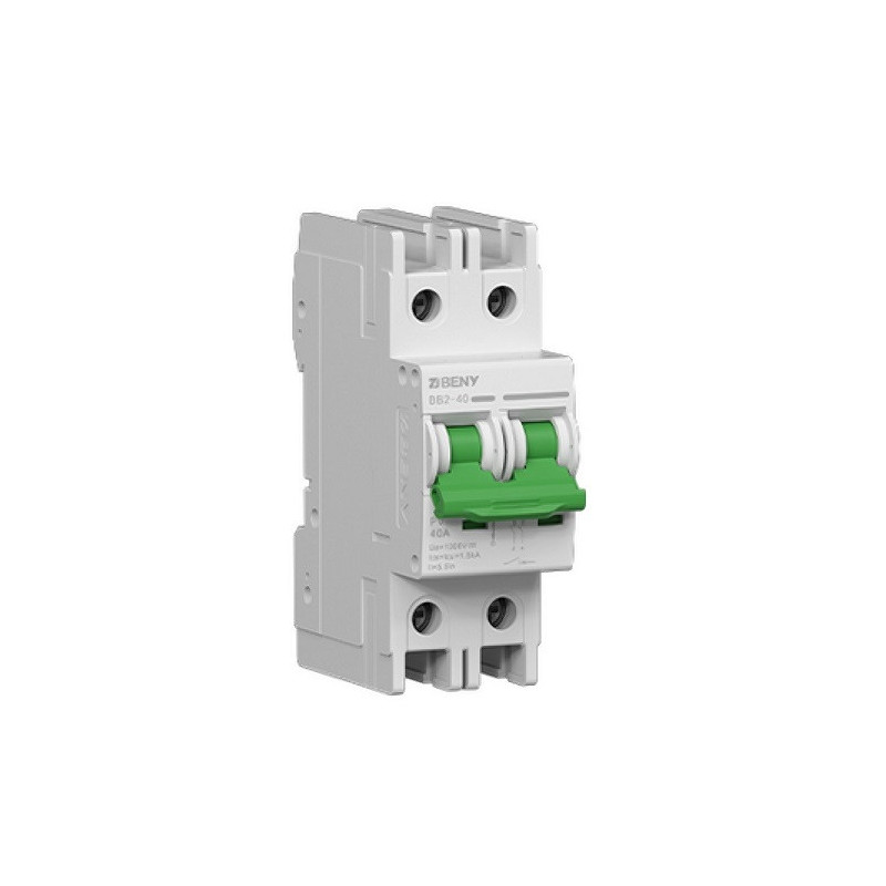DC Automatika - 2P 40A 1000VDC Termomagnetinė IP40 DIN Bėgis