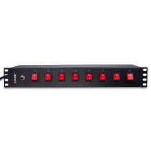 Power Supply Unit - LINDY 1.5U 8 Schuko Outlets, PDU, 3500W, 250VAC, 16A, Horizontal Rack, Black Power Supply Unit - LINDY 1.5U 8 Schuko Outlets, PDU, 3500W, 250VAC, 16A, Horizontal Rack, Black