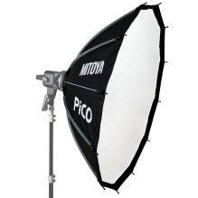 Apšvietimo Modifikatorius - MITOYA PICO 105cm Softbox su Tinkleliu ir Bowens Adapteriu Apšvietimo Modifikatorius - MITOYA PICO 105cm Softbox su Tinkleliu ir Bowens Adapteriu