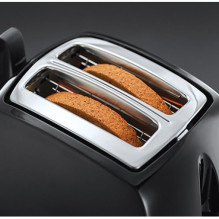 Home and Kitchen Appliance - Russell Hobbs Toaster Textures Plus 305x210x270mm Black