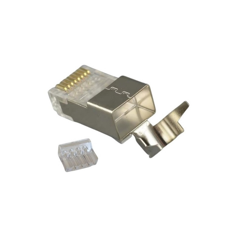 Tinklo Kabelis - RJ45 Modulinis Kištukas FTP CAT7 20 vnt 8 Pins