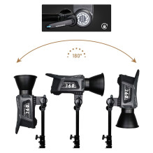 LED Light - Yongnuo YNRAY360 5600K COB Chip Bowens Mount Bluetooth DMX