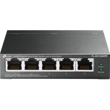 Tinklo Įranga - TP-LINK TL-SG105MPE 5-Port Gigabit Jungiklis, 32 VLANs