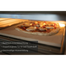 Home Appliances - Unold Pizza Oven Luigi 450°C, 60 min. Timer, Stainless Steel