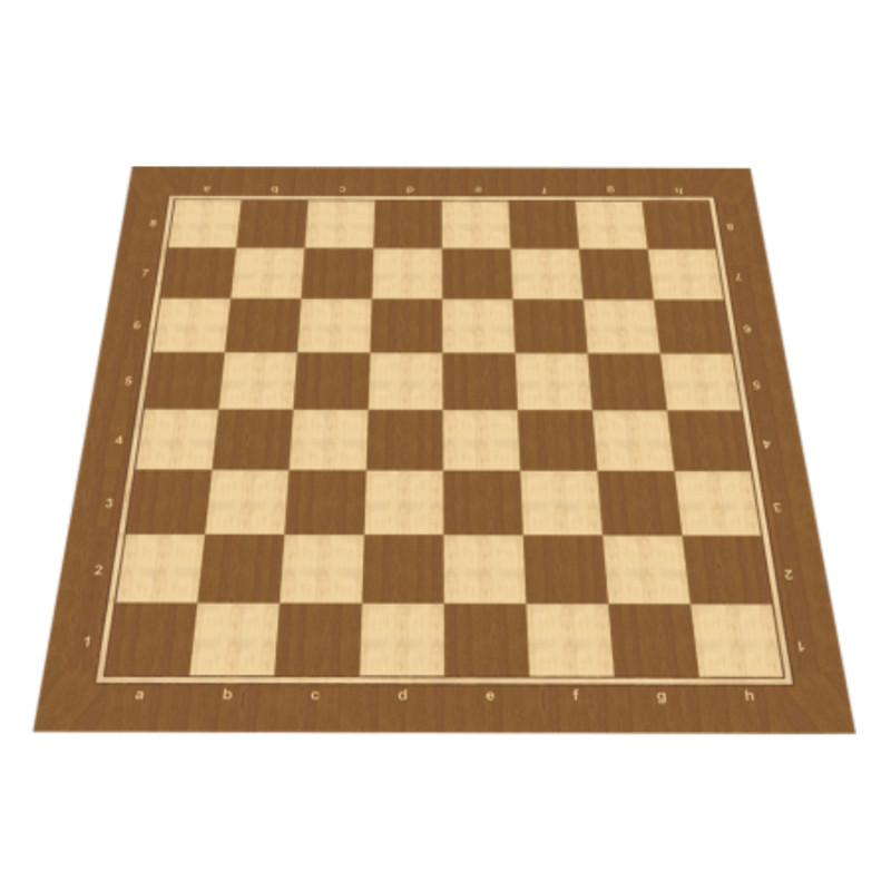 Chess Board Walnut No.1 28x28 Cm Star